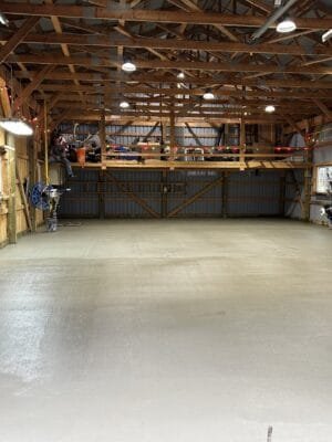 Excavation and framing for foundation in Windsor Excavated site in Windsor with gravel base and wooden framing for concrete foundation work.